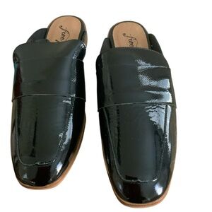 Free People 36 At Ease Women's Size 5 Shoes Black  Mule Fashion Loafers